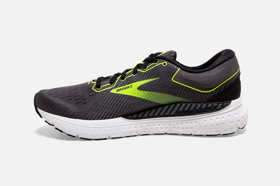 Brooks Transcend 7 Road Loopschoenen Heren - Zwart/Groen - 341560OEY